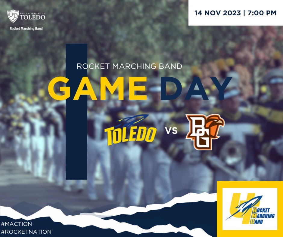 It’s Gameday! See you soon <a href="/BGSUFMB10/">BGSU Falcon Marching Band</a> #beatthefalcons