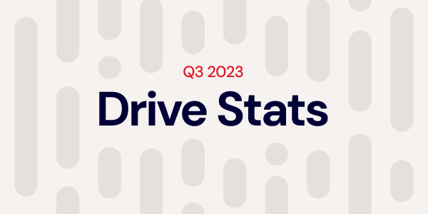 backblaze's tweet photo. The @backblaze Q3 2023 Drive Stats Report is here. Check out the new data fields we've added—some of which give us the ability to get granular about drive locations. 🔥➡️
https://t.co/bGUXFEzSRW https://t.co/EIwAbYqS4x