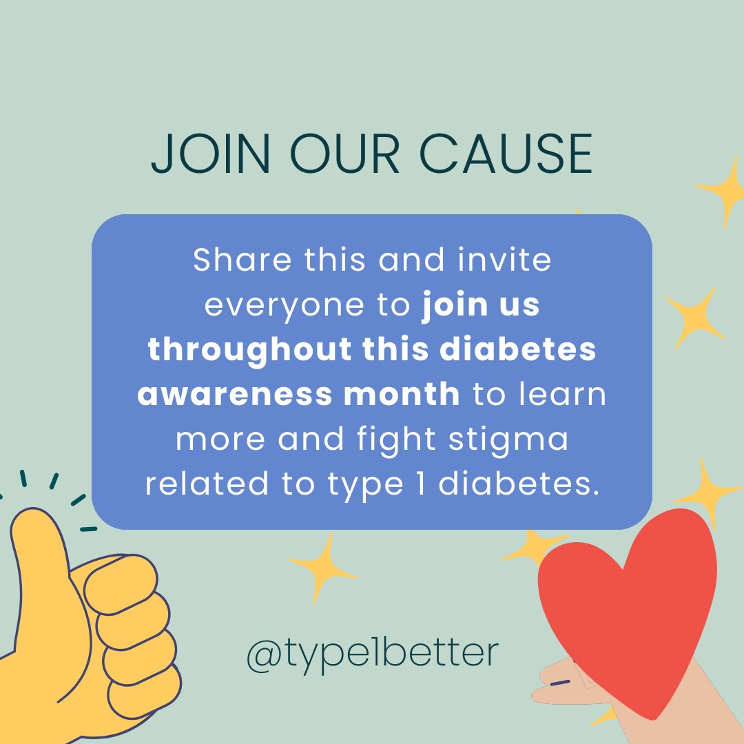 🌎 World Diabetes Day 🌍 Beyond the symbolic significance of this day, let's acknowledge the resilience, courage, and determination required to navigate the intricacies of type 1 diabetes day in and day out. type1better.com #WorldDiabetesDay #T1D #EndDiabetesStigma