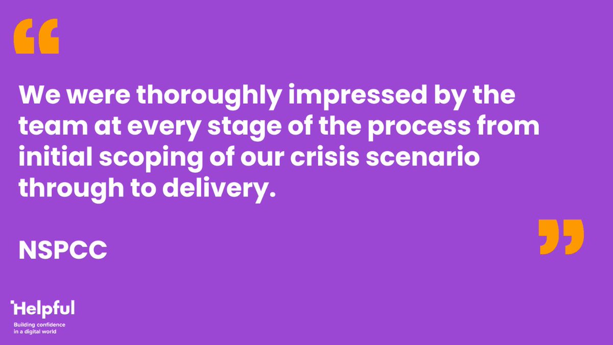 When the NSPCC sought crisis management training, we provided simulations using our @socialsimulator, testing team responses to realistic scenarios. Post-training, NSPCC enhanced team alignment & clarified social media engagement roles. tinyurl.com/43ymrm4v #CrisisManagement