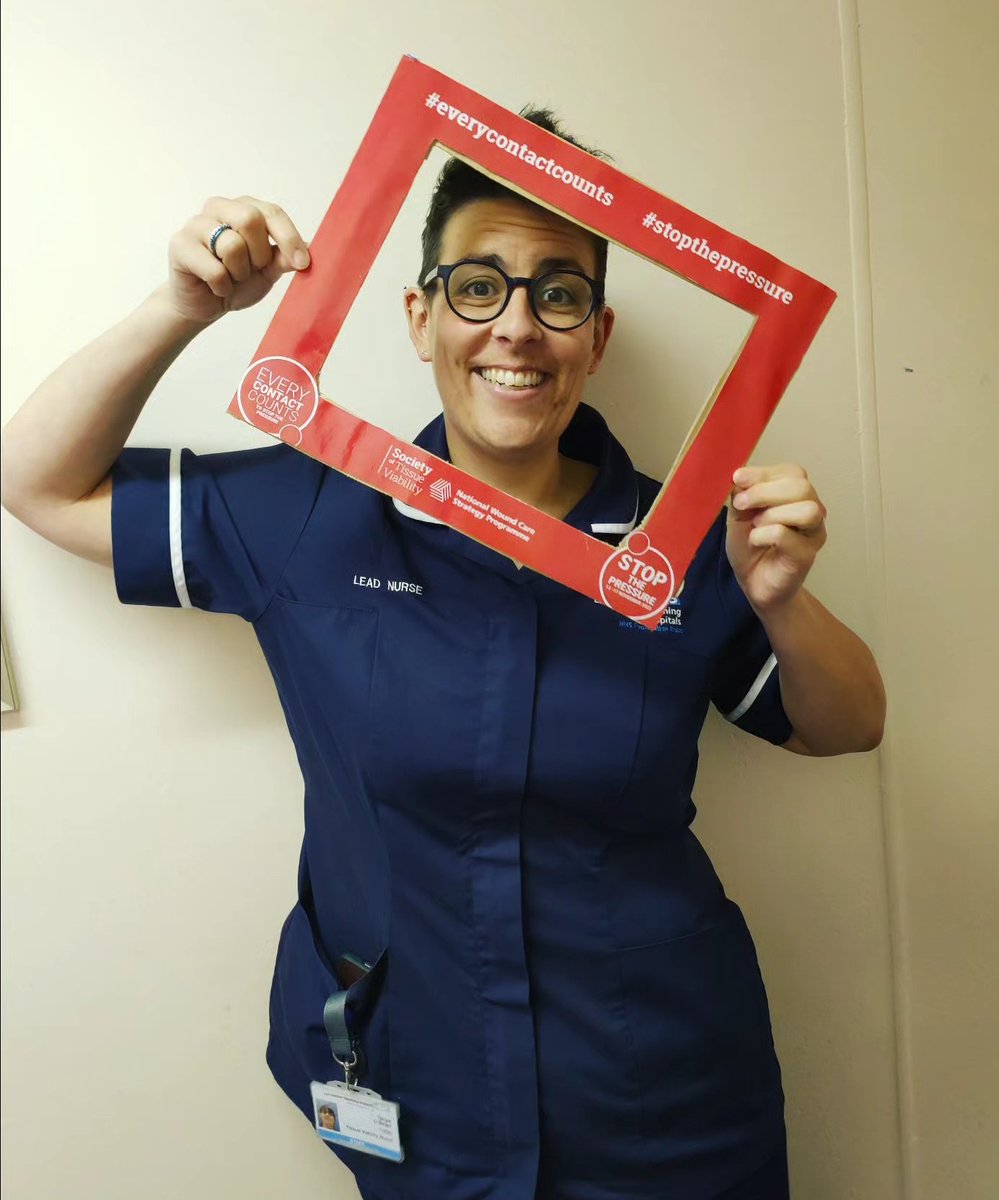 Tissue Viability Lead Nurse Tanya O'Brien promoting #StopThePressure week 2023. We want to see how you will be sharing Stop The Pressure. @HospitalTvn @tanob114 @NicolaRoss1987
