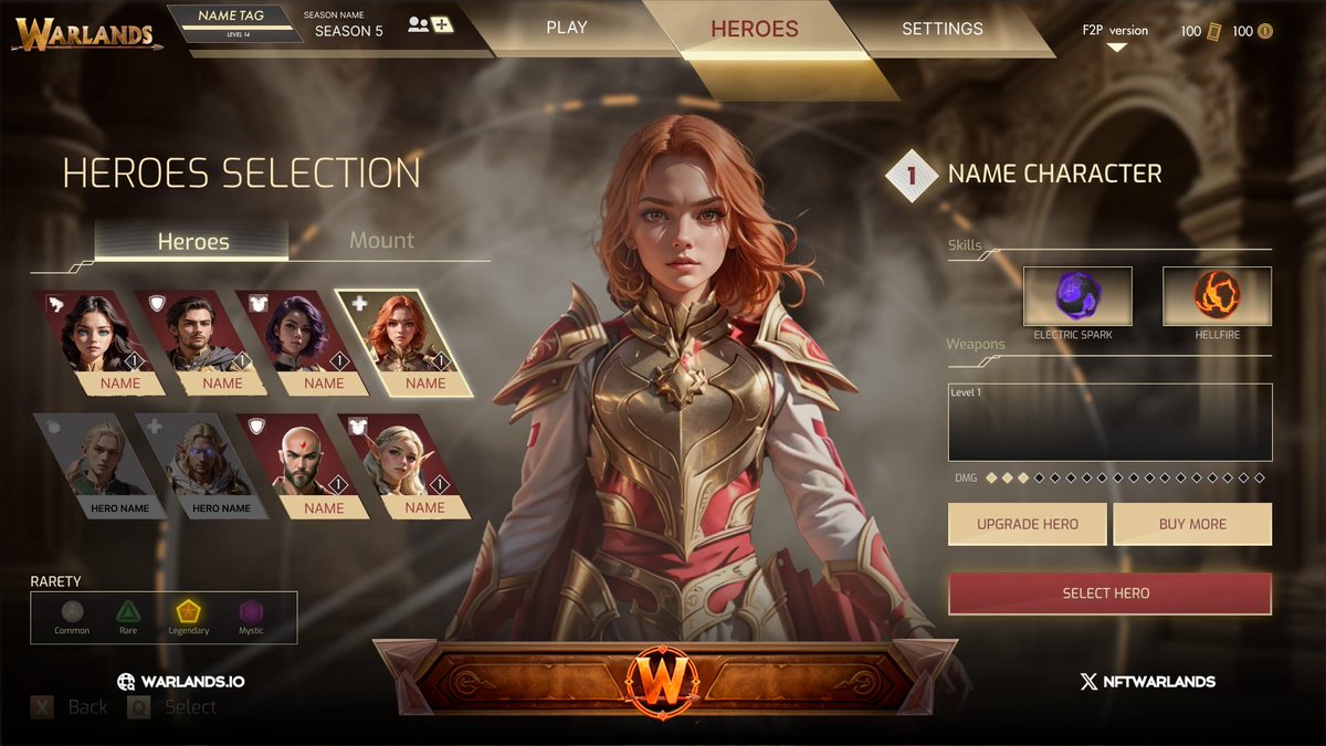 Warlands Realms - The Unique Web2 & Web3 Game - EN tweet media