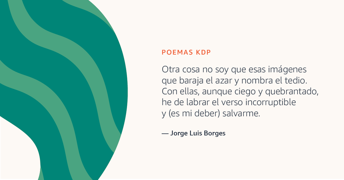 YoconKindle's tweet photo. Valentía y determinación son las palabras que definirían este #MiniPoema de Jorge Luis Borges. 💫
En cada verso, se revela la fortaleza del espíritu humano y la capacidad de transformar las adversidades en obras eternas. https://t.co/mXpAnaFXtg