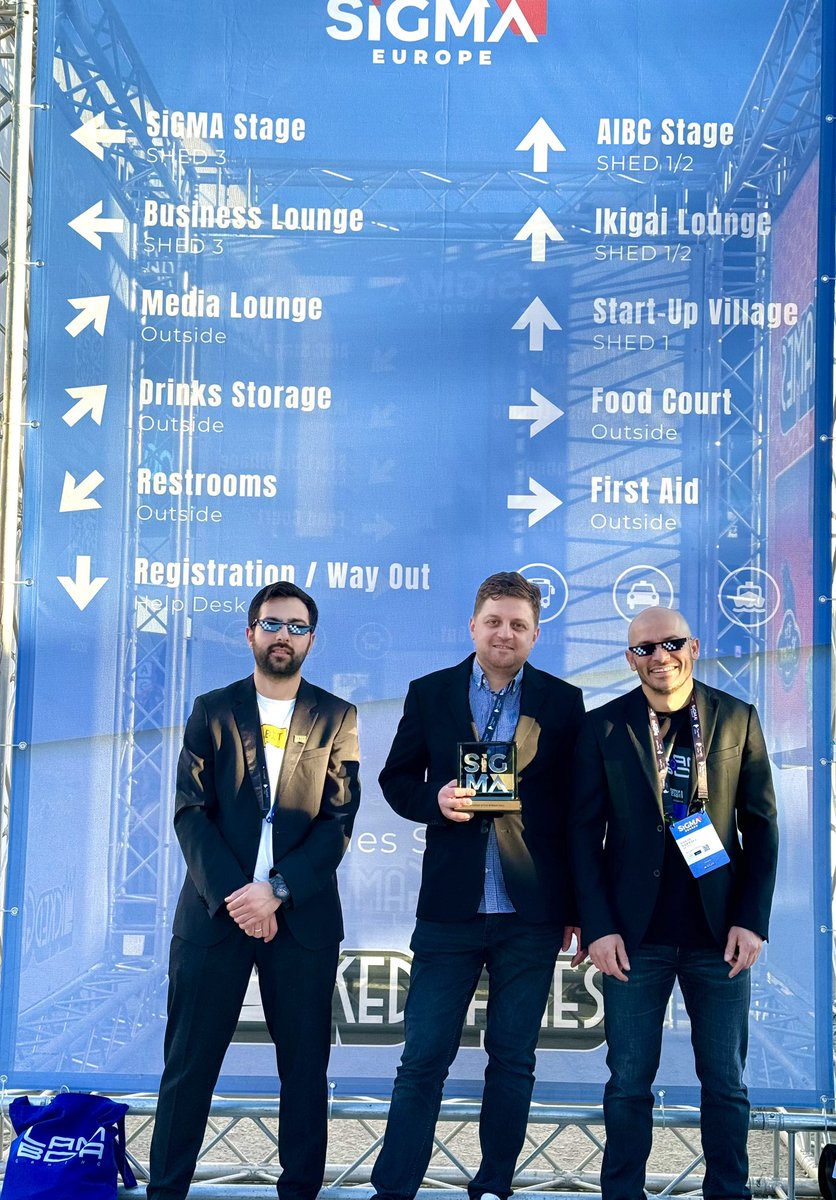 lambdagaming_io's tweet photo. 🏆 Big win at SiGMA 2023! 

We've made a splash at SiGMA, winning the Startup Pitch with our unique 8-bit gaming concept! This marks the start of a new gaming era, blending Lambda's innovative spirit with nostalgic 8-bit charm🕹️💡

#SiGMA2023 #LambdaGaming #8bitgaming https://t.co/iWPySUloN3