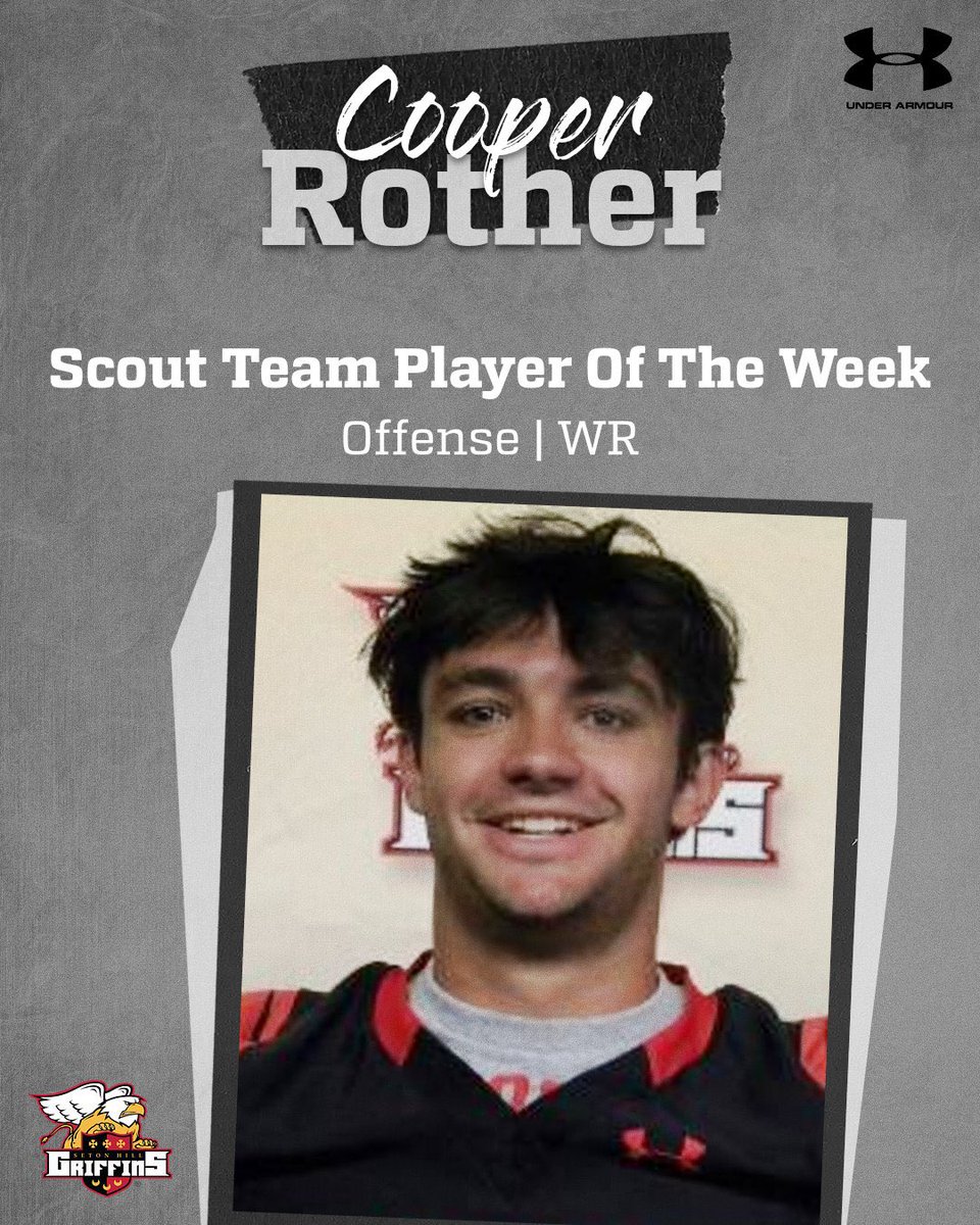 Our Offensive Scout Team Player of the Week: Wide Receiver Cooper Rother!