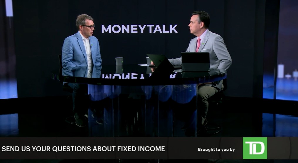 Today on MoneyTalk Live, bond yields are falling on that cooler-than-expected U.S. #inflation report. Scott Colbourne of <a href="/TDAM_Canada/">TD Asset Management</a> joins us to discuss what it could mean for the Fed and #InterestRate policy. Log into WebBroker at Noon ET. Brought to you by TD Direct Investing.