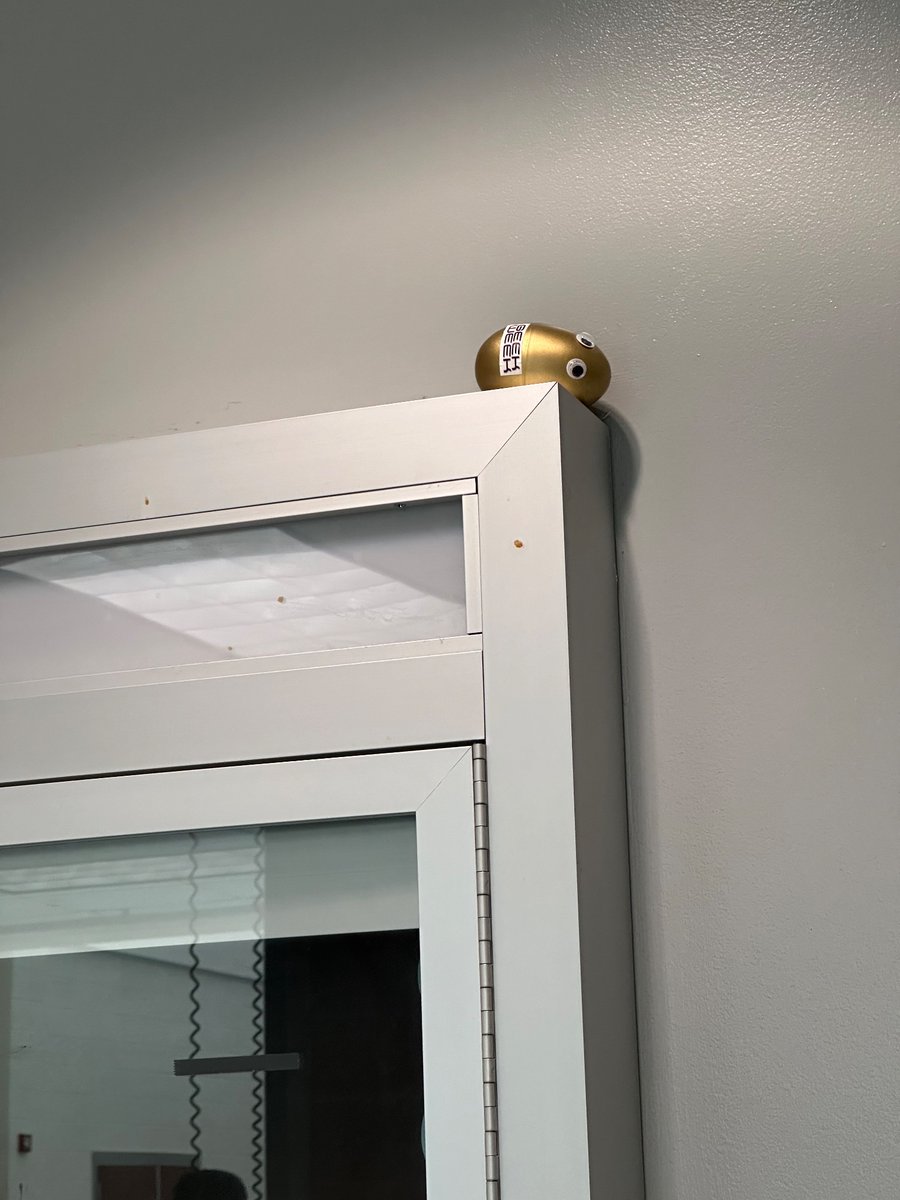 Mslnbryant's tweet image. Found a Golden Egg for Geek Week!  But I put it back 😂 @KnightdaleHS try to find it and see if I left the prize😂 @knightdalelc #geekweek #igKNIGHT