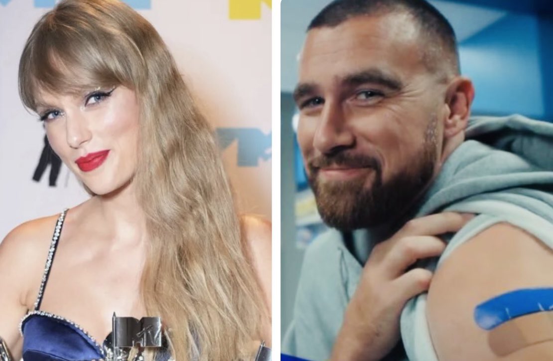 Taylor Swift is saving democracy by encouraging her fans to register to vote! 💙

Travis Kelce is saving lives by endorsing the Pfizer vaccine! ❤️

Drop a ❤️ and Repost if you support Swelce!