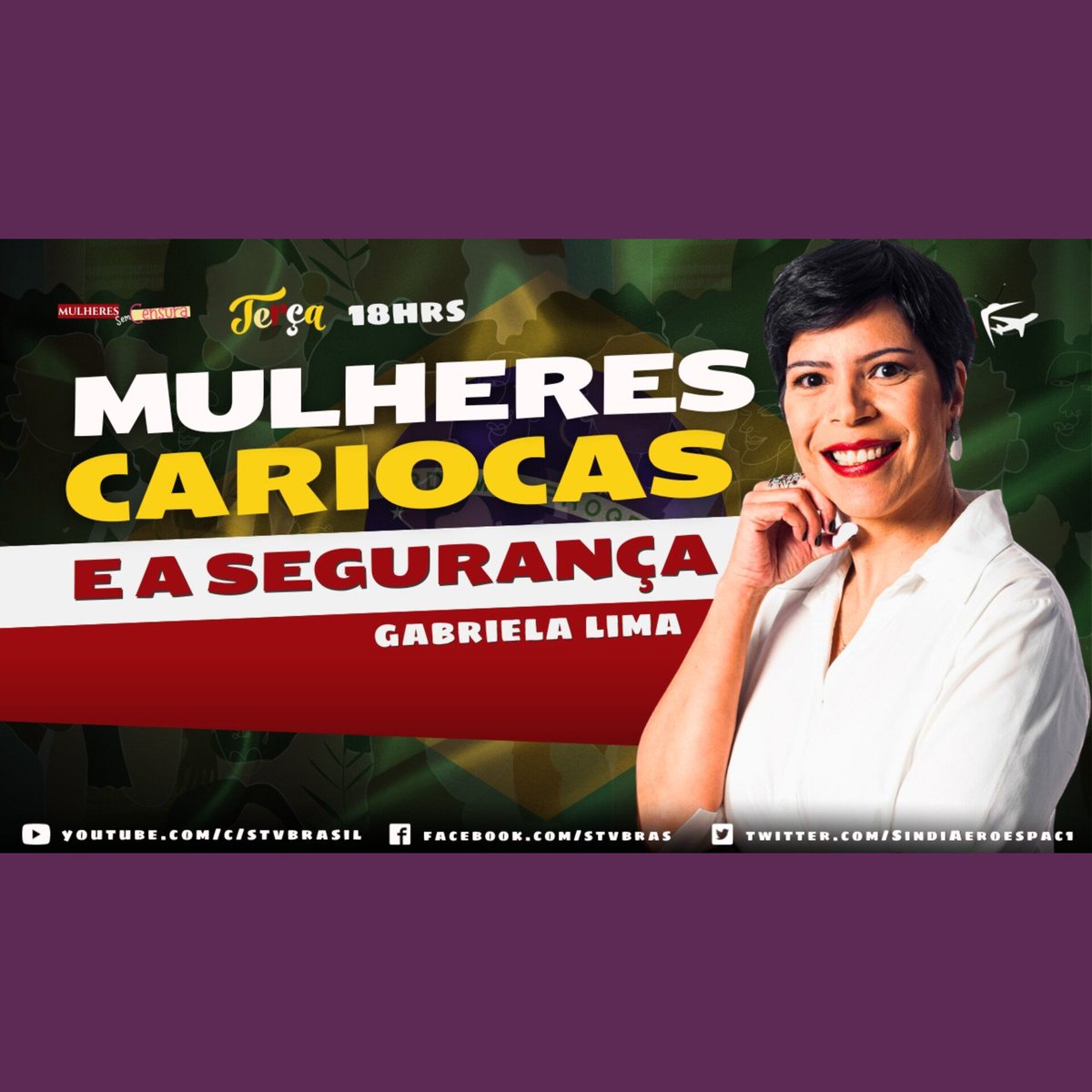 Hoje, às 18 horas, conversarei com a companheira Andrea Salamanca do @stvbrasil_ no canal do YouTube. 
O tema será segurança pública. 
Vem com a gente! 💜💜

youtube.com/live/oICg-GRkZ…

#mulheressemcensura
#sindicatoaeroespacial
#mulheresnapolitica 
#segurancapublica
#violência
