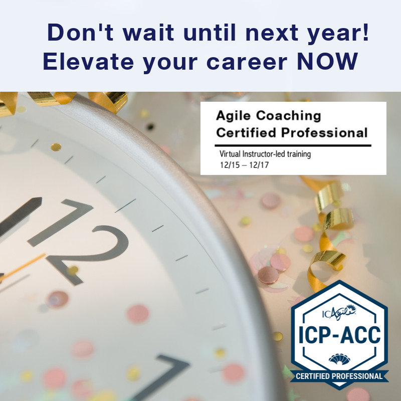 agile_cs's tweet image. Don't wait for the new year to level up your career! 🚀 Elevate your skills with Certified Agile Coaching (ICP-ACC) training. Secure your prestige certificate this year and stand out in 2024! 🌟 Don't miss this opportunity!
agileconsultingservices.com/service-page/i…
#AgileConsultingServicesLLC