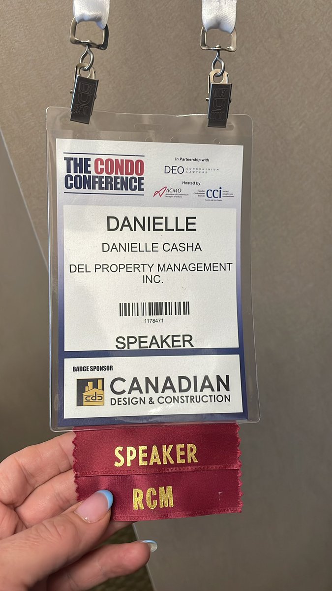 Danileelee76's tweet image. 2022’s credentials. 

Looking forward to see you all in a few short days! 

#CondoConference2023