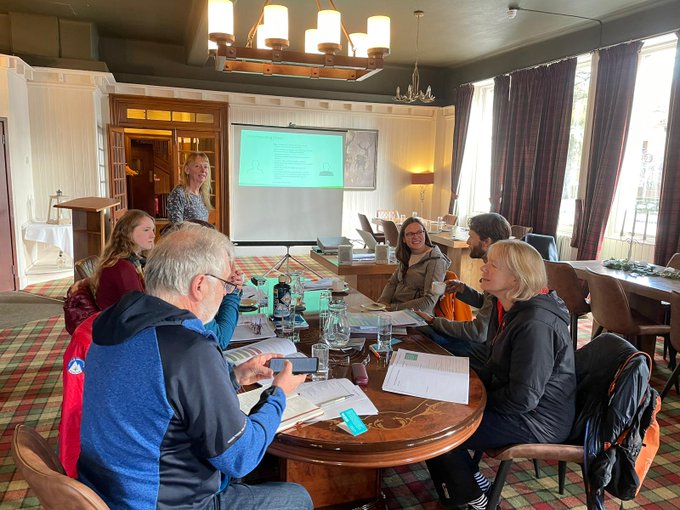 Last Saturday, Scottish Mountain Rescue team members undertook training on Mental Health First Aid in the workplace. Thank you to Mike McLaggan @Highway2FirstAid and Eliz Macintosh from @LifelinesScot for delivering a full day with lots of discussion on a salient topic.