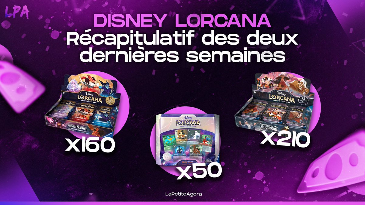 🔥 On continue avec #Disney #Lorcana ! 

😈 Plus de 400 produits supplémentaires ont été précommandé par nos membres !

⌛️Et ce n'est pas fini, ce vendredi le chapitre 2 sort chez les vendeurs indépendants ! 

 ✅ Ne ratez pas le train et rejoignez-nous !

whop.com/lapetiteagora/