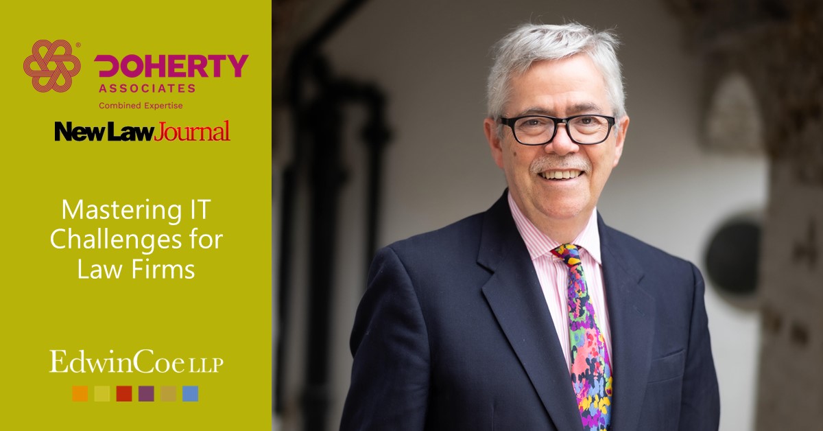 Senior Partner and Head of Class Action and Finance Litigation, David Greene will be speaking in a Doherty Associates (@ITSupportUK ) webinar in partnership with @NewLawJournal on Thursday, 30 November titled ‘Mastering IT Challenges for Law Firms’.

edwincoe.com/publications/d…