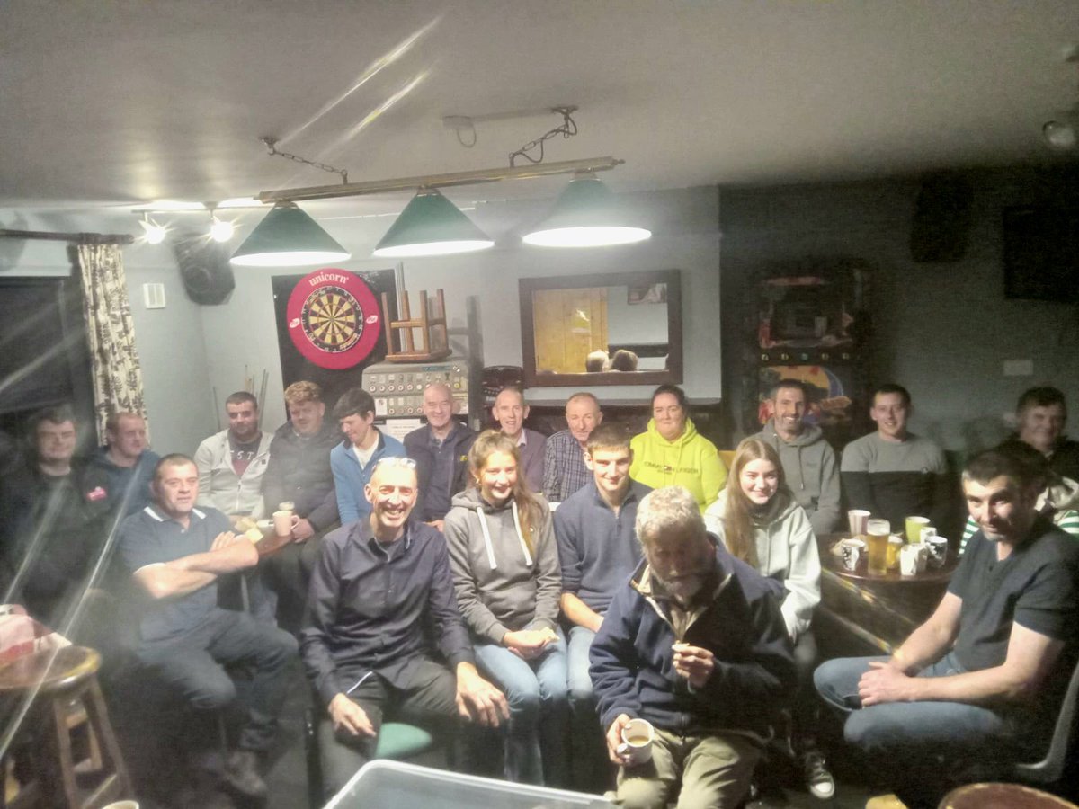 HaroldKingston1's tweet photo. Made a presentation on making farmers' actions count for climate & water quality to Macroom @IFAmedia AGM last night. Great questions & some tricky ones too 🙂 #IFAelections23 #IFAelections https://t.co/YEcx6LEK2U