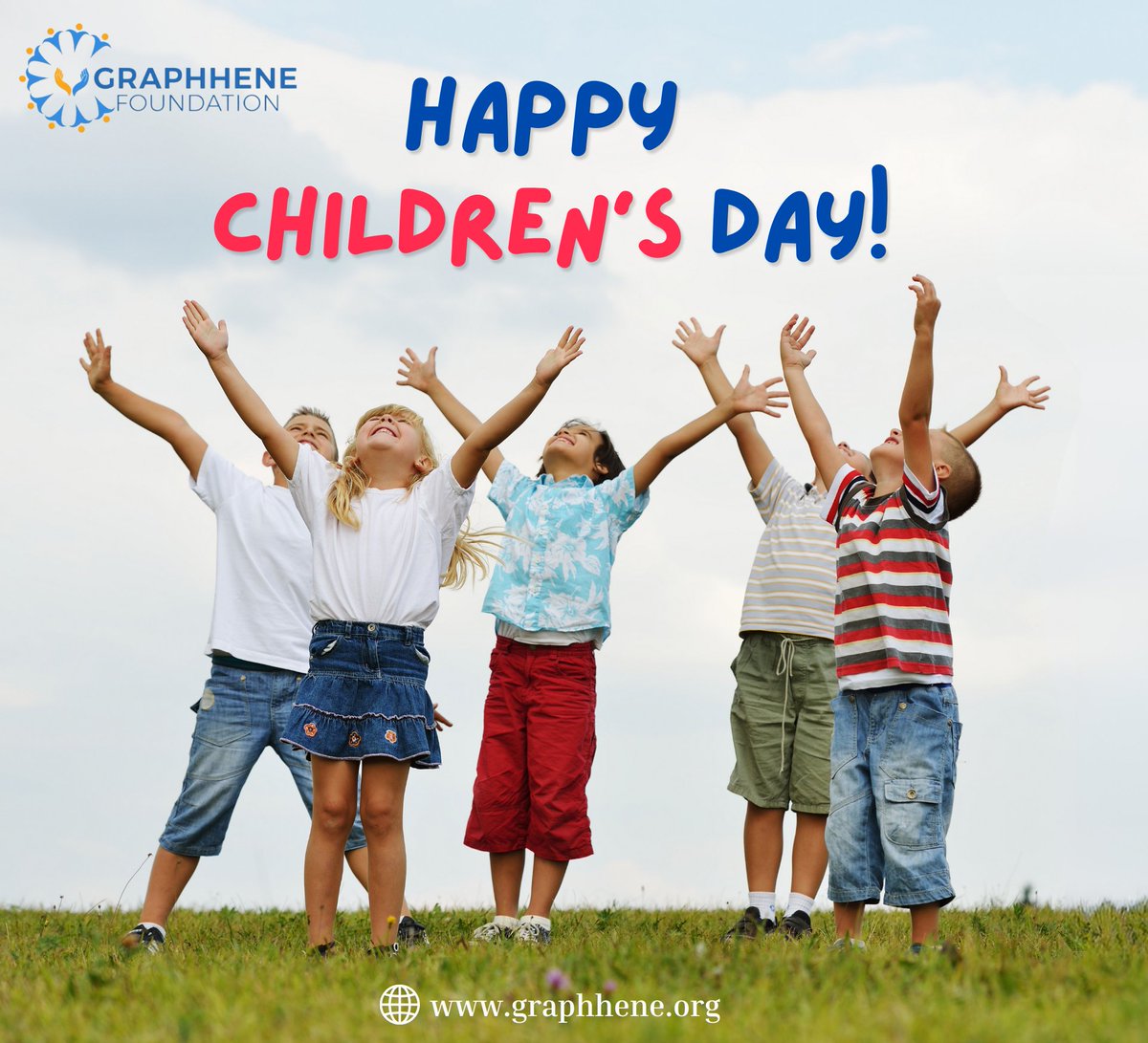 GraphheneF's tweet photo. Happy Children's Day from Graphhene Foundation.

On this Children's Day, let's pledge to nurture, educate, and empower every child for a better tomorrow.
Join hands with Graphhene Foundation!
#EmpowerChildhood #childrens #childrenaday #GraphheneCares #NehruJayanti https://t.co/4EOLFoLXix