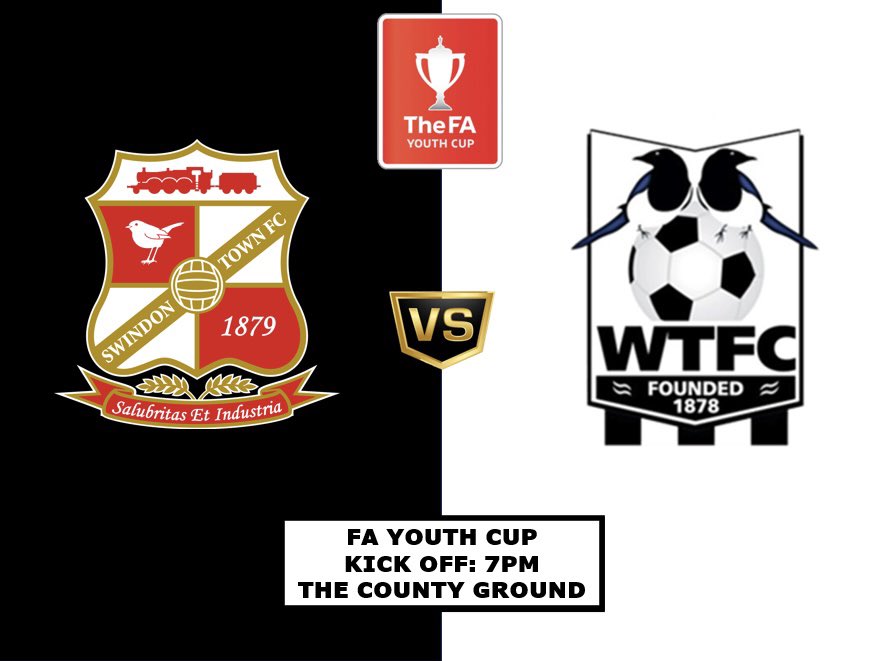 🏆FA YOUTH CUP🏆 We travel to Swindon Town tomorrow evening (Wednesday) in the 2nd Round of the FA Youth Cup! #UpTheMagpies