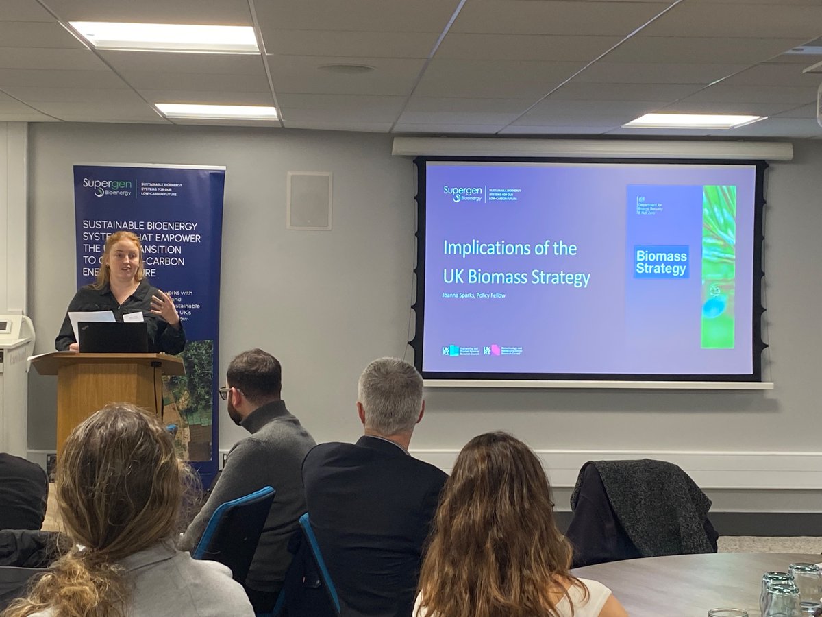 First session is underway at our launch event introducing the new Hub and maximising bioenergy impact with presentations from @PatriciaThornl4 @HallettGroup @HelenSneddonUoY @DrJoannaSparks @Mirjam_Roeder