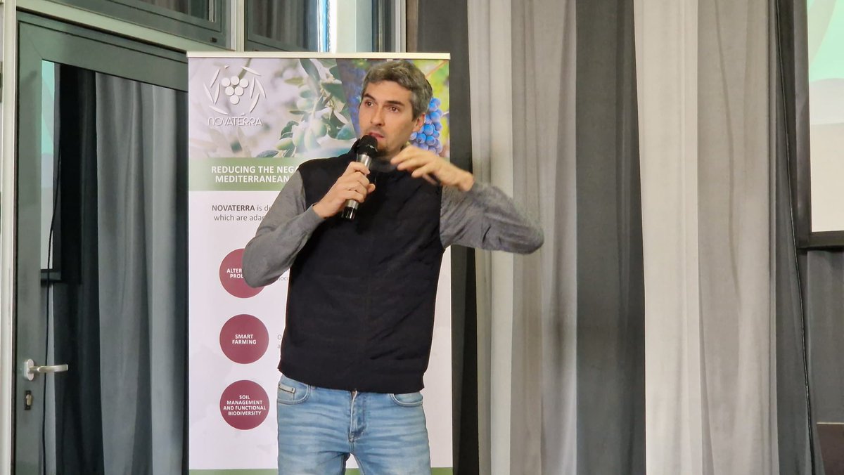 📣Fran Garcia <a href="/la_UPC/">Universitat Politècnica de Catalunya (UPC)</a> about WP3 !

let's discuss the development of smart farming tools that has been done for #sustainable crop protection in Mediterranean #vineyards and #olivegroves

<a href="/NOVATERRA19/">NOVATERRA</a>