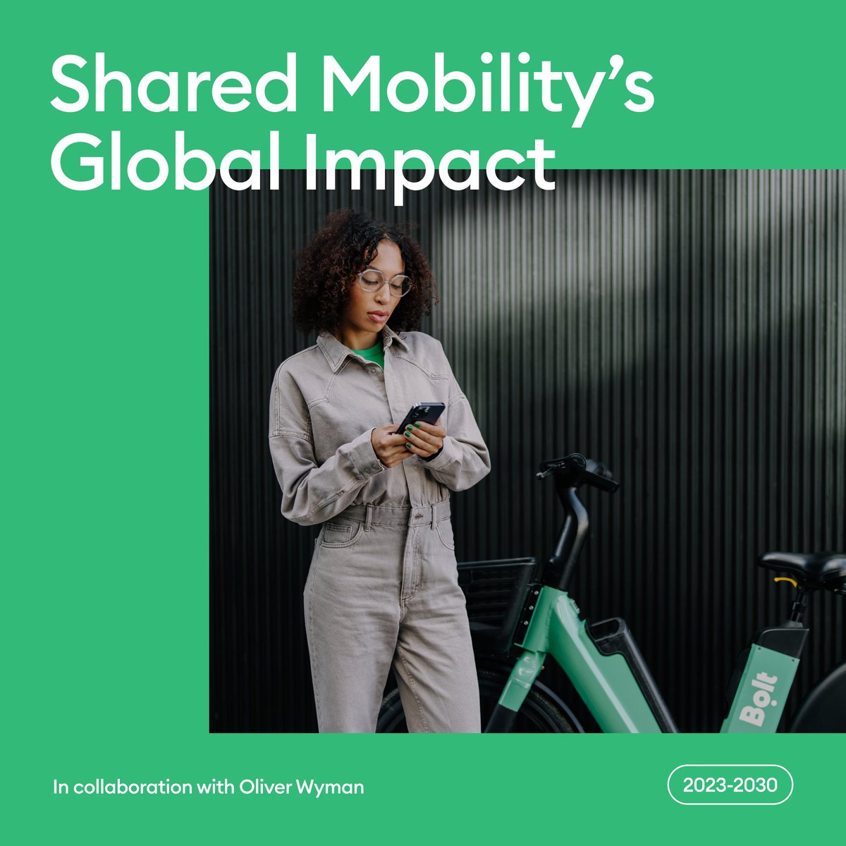 boltapp's tweet photo. Can you guess the percentage of all urban journeys that will be covered by shared mobility by 2030?

According to the ‘Shared Mobility's Global Impact’ study, the answer is 7%.

Find the study here 👇
https://t.co/nL8i13ueKO https://t.co/qvcjvhluLn