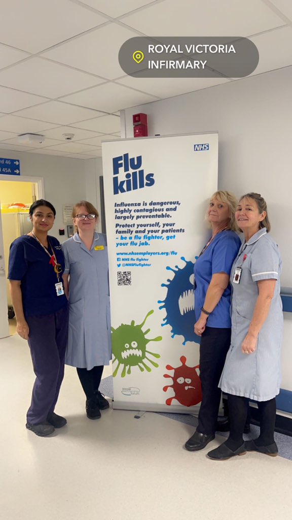 I got my flu/covid vaccine today! 💉💪 Join me and come see these lovely nurses to get vaccinated too. Let's stay protected and stop the spread of flu and COVID-19 together! 💙

#StayProtected #VaccinesWork #FluCOVIDVaccine