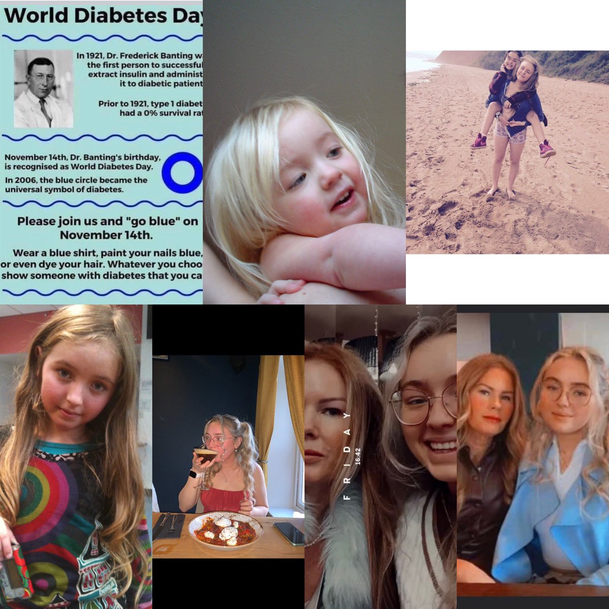 Today is World Diabetes Day 2023. 1st May 2008 Claudia was diagnosed with T1D and started her membership with the dead pancreas society. A condition that never sleeps and requires 24/7 monitoring. Celebrating our incredible daughter but praying for a cure #WorldDiabetesDay #T1D