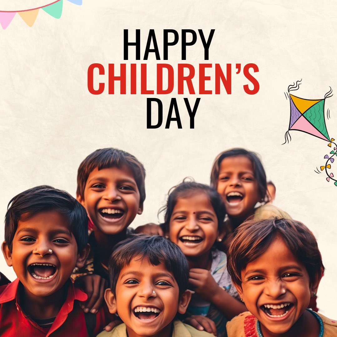 As the architects of tomorrow and the upcoming generation, children embody immense promise and hope. Their potential flourishes when we invest in their education, well-being, and overall development—a crucial investment in the future of humanity. Wishing a joyful #ChildrensDay!