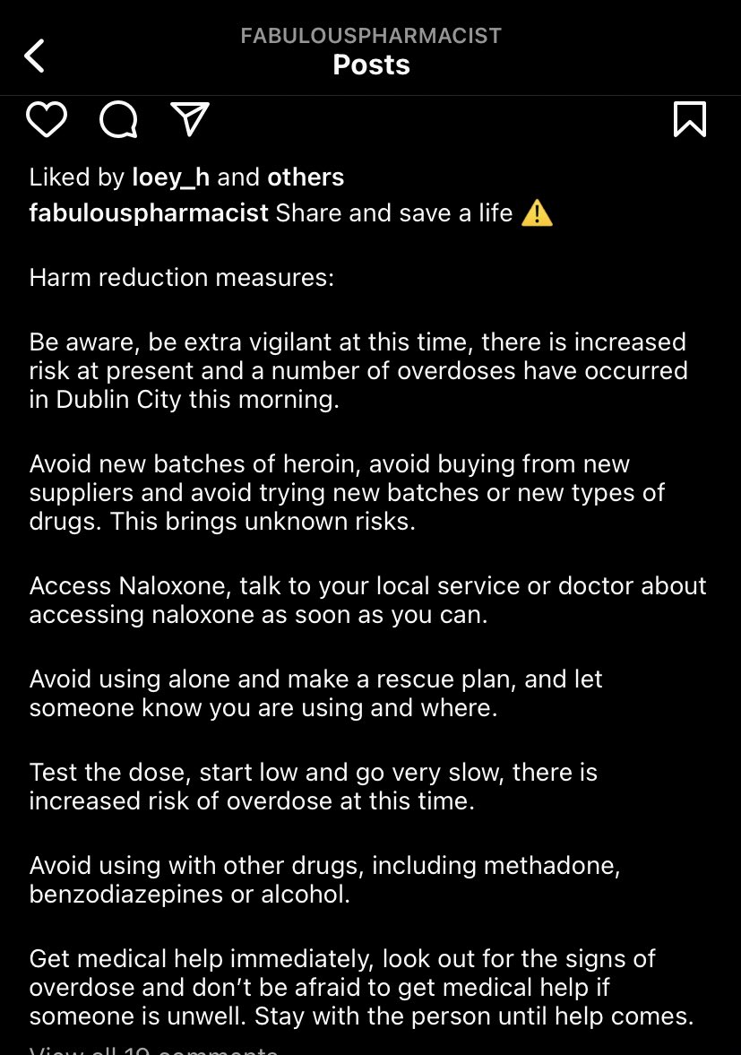 patisyusingco's tweet photo. grabe dublin!!!! Avoid buying new batches of heroin, and from new suppliers- so sa old supplier mo ka bumili ???? Kidding aside. This is serious crisis here hopefully responded by a more active rehab program 😭 https://t.co/8n3L8gg0SW