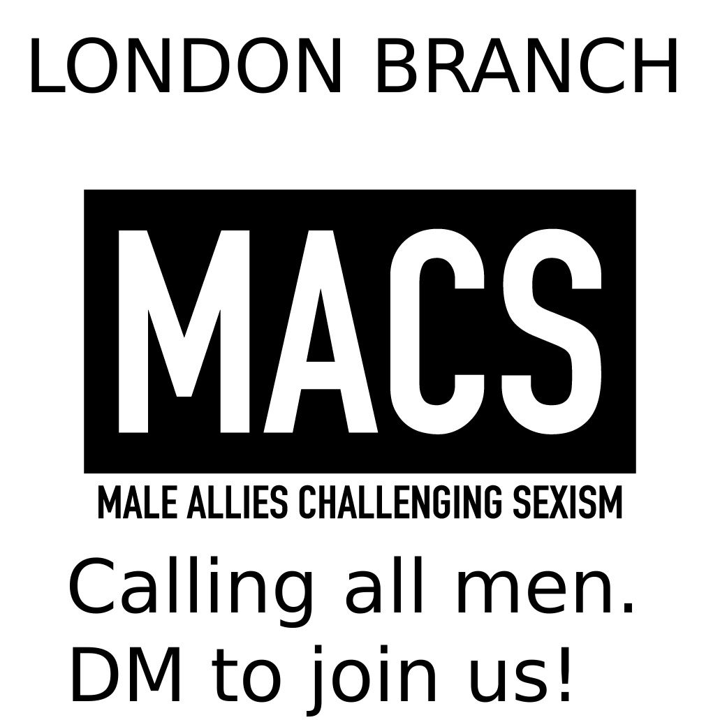 Calling all anti-sexist, pro-feminist men in support of sex-based rights based in / around #London. We’re setting up a local London branch! DM us or email allies@menchallengingsexism.org.uk to join!

Pls also share with any #MaleAllies you know! 🙏 

#MenChallengingSexism