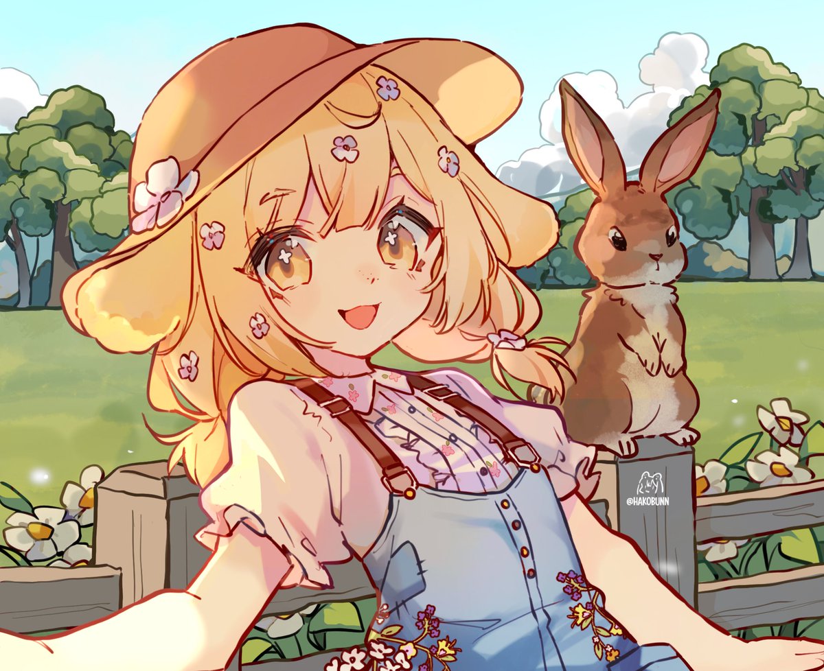 Heartbloomin’to be able to work on this oc. Thankiu fr this opportunity /// This cutie belong to /bunnyjordi. I did struggle on background coz I hvent did it much so I will try to improve myself in future.  It trial and error but I hope it suits the char.