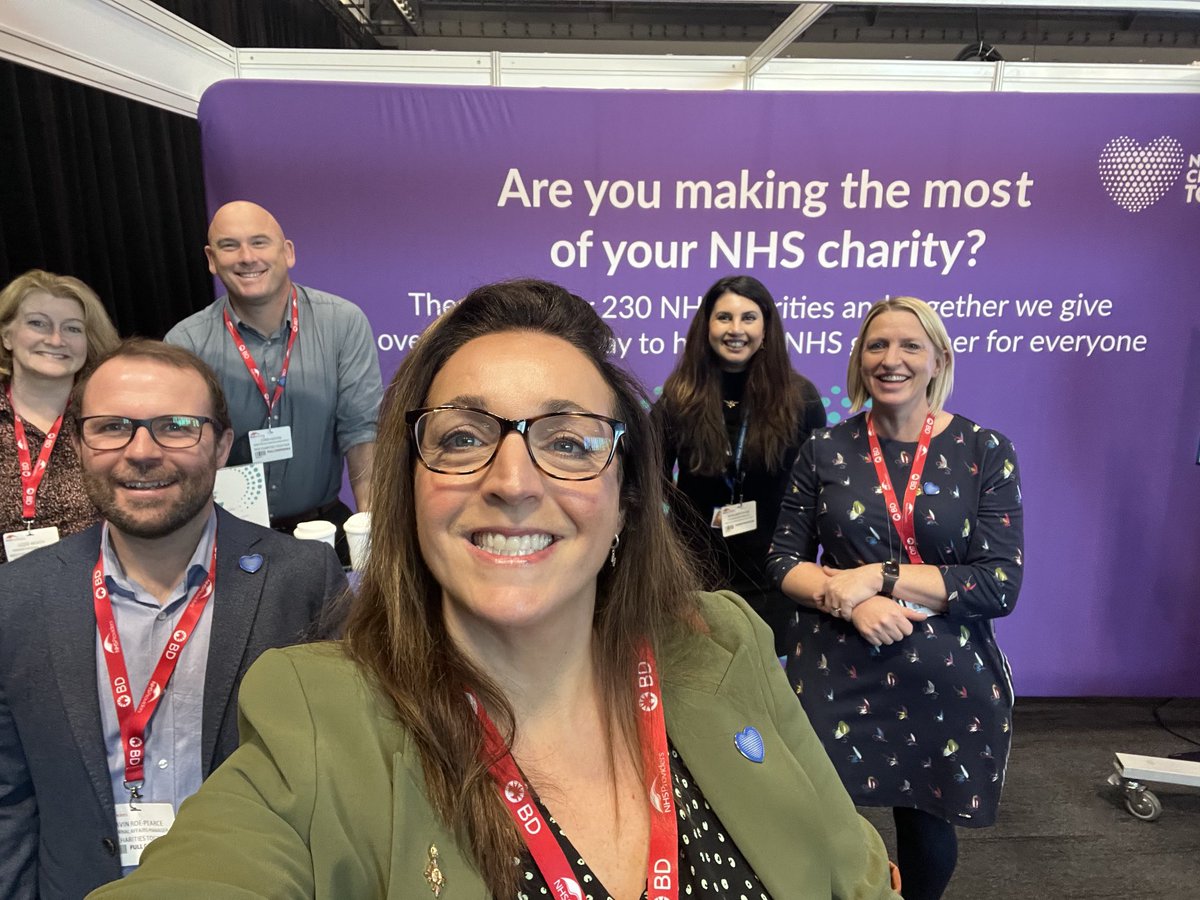 ⁦<a href="/NHSCharities/">NHS Charities Together 💙</a>⁩ team ready to welcome #NHS leaders at ⁦<a href="/NHSProviders/">NHS Providers</a>⁩ conference today and tomorrow. Please come see us and find out how NHS charities make a #Vital difference for the NHS workforce, patients and communities 💙💙 #NHSP23