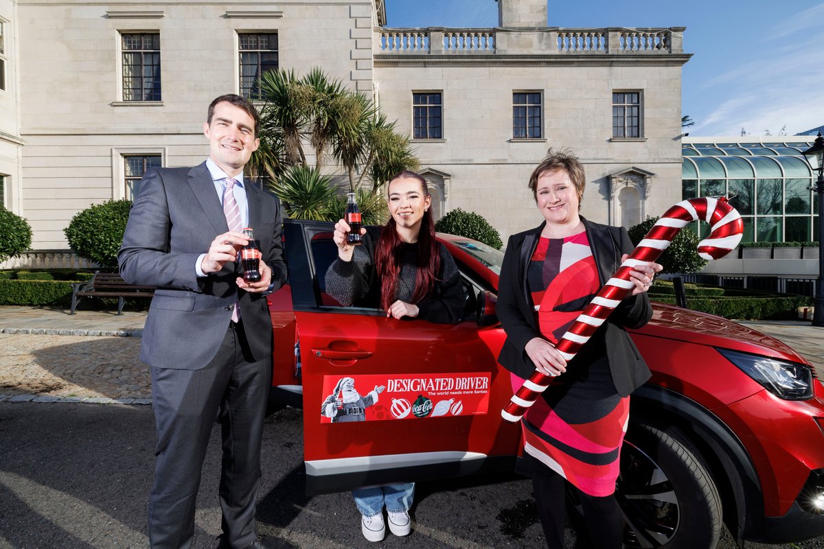 Coca-Cola’s Designated Driver Campaign is back to reward those drivers who play their part in getting their friends and family home safely this Christmas! To help get the message out, radio presenter and influencer Miriam Mullins has joined the campaign. (1/3)