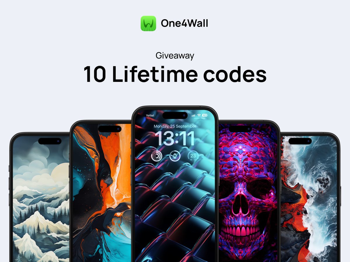 🚨 One4Wall Lifetime plan giveaway!

Enter here:
gleam.io/Ns1Io/one4wall…

Bonus one winner who follows <a href="/vukandric/">Vuk Andric</a> and <a href="/one4wallapp/">One4Wall</a>, likes and reposts this post! Good luck!