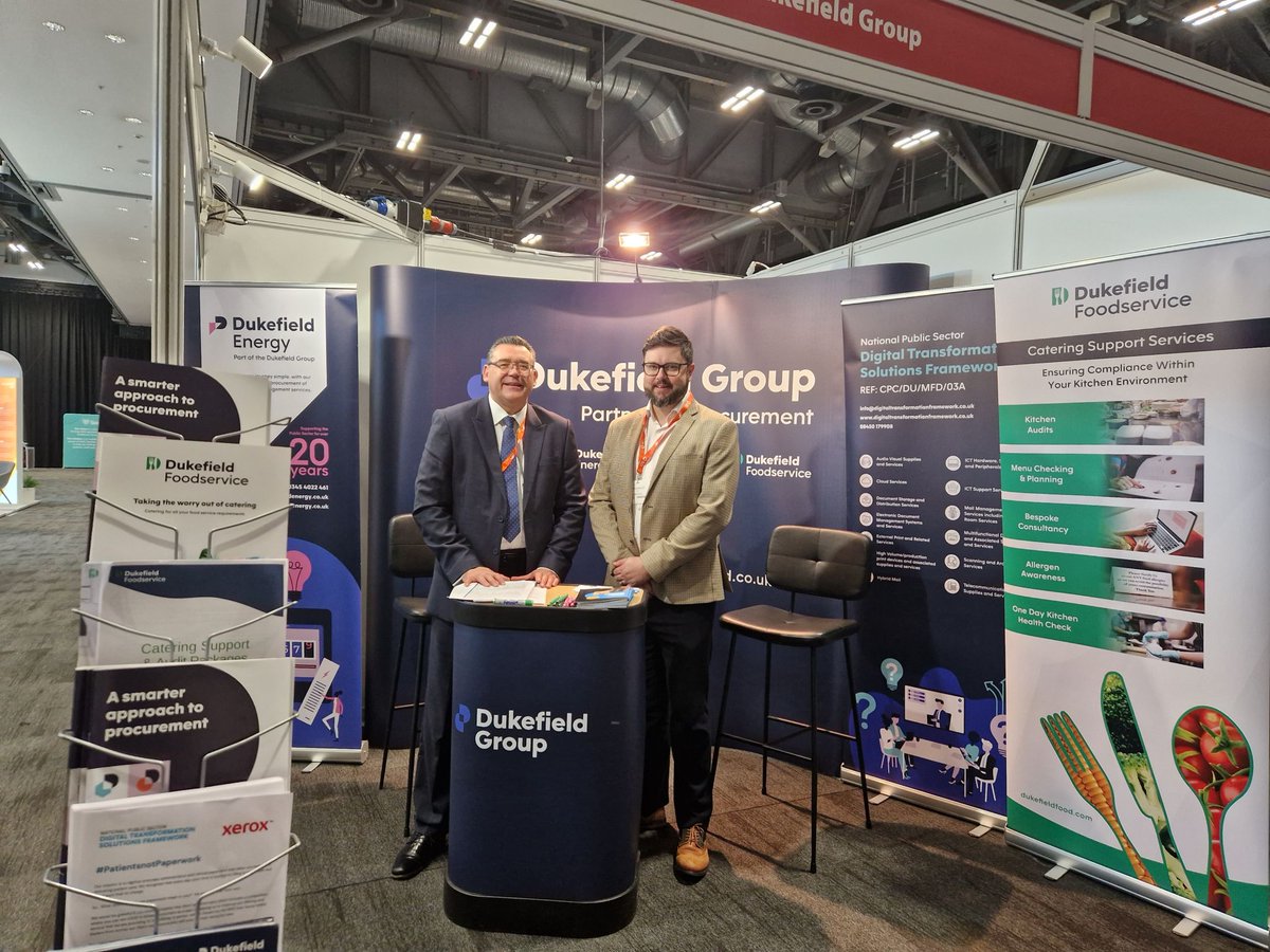 Dukefield Print Solutions Helpdesk (@dps_helpdesk) on Twitter photo Dukefield Group are exhibiting at the <a href="/NHSProviders/">NHS Providers</a> Annual Conference at <a href="/ACCLiverpool/">ACC Liverpool</a>
If you are attending, come say hello to Jon, Nick and Susan at Stand 16 and find out how we can help with your procurement requirements.
#NHSP23 #Procurement #Print #Energy #FoodServices Dukefield Group are exhibiting at the <a href="/NHSProviders/">NHS Providers</a> Annual Conference at <a href="/ACCLiverpool/">ACC Liverpool</a>
If you are attending, come say hello to Jon, Nick and Susan at Stand 16 and find out how we can help with your procurement requirements.
#NHSP23 #Procurement #Print #Energy #FoodServices