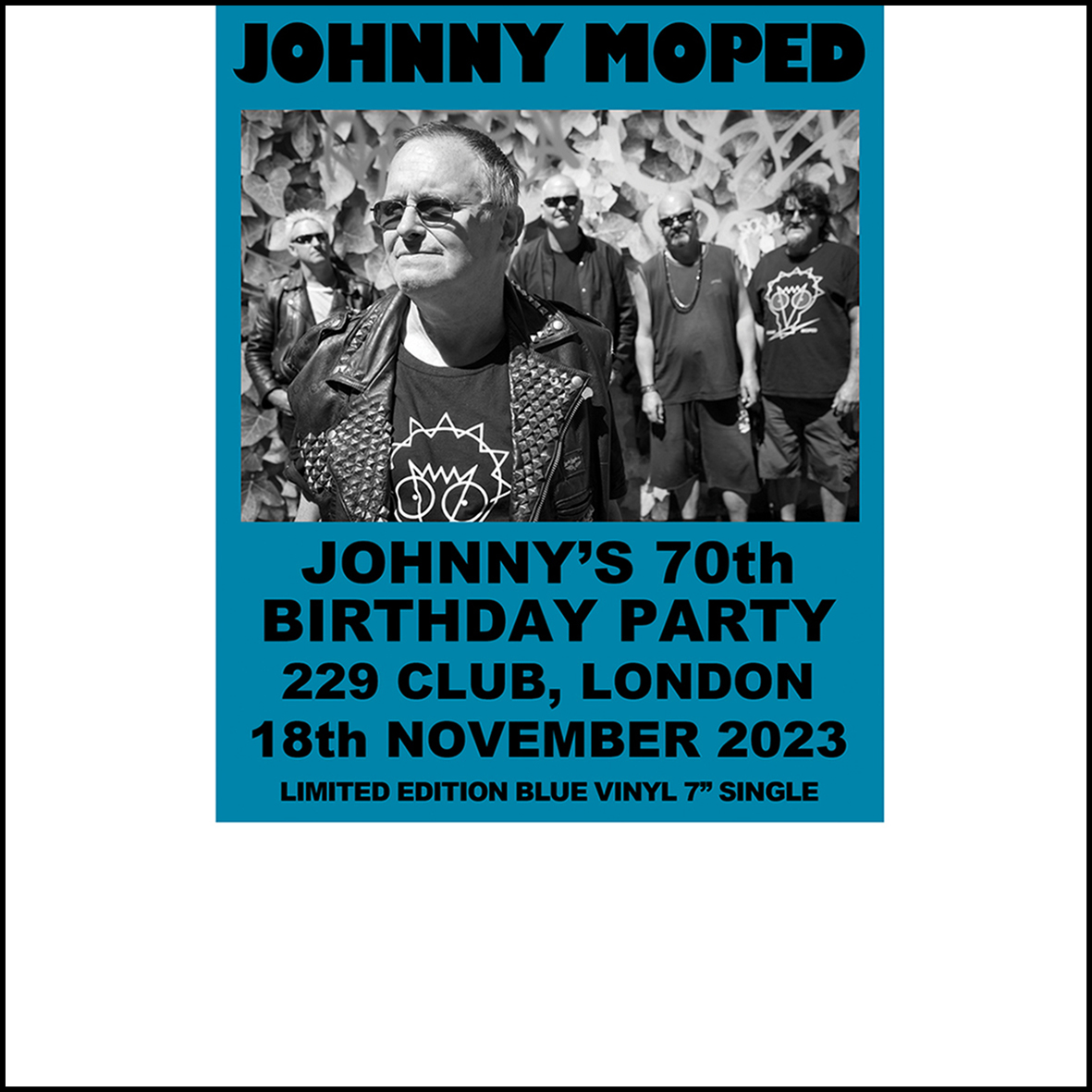 OUT THIS FRIDAY - @johnnymopedreal 'LOCKDOWN BOY' Limited BLUE 7' in shops or the RED vinyl copy is available only at the Moped gig on Saturday at the 229 Club, London @punk_human damagedgoods.greedbag.com