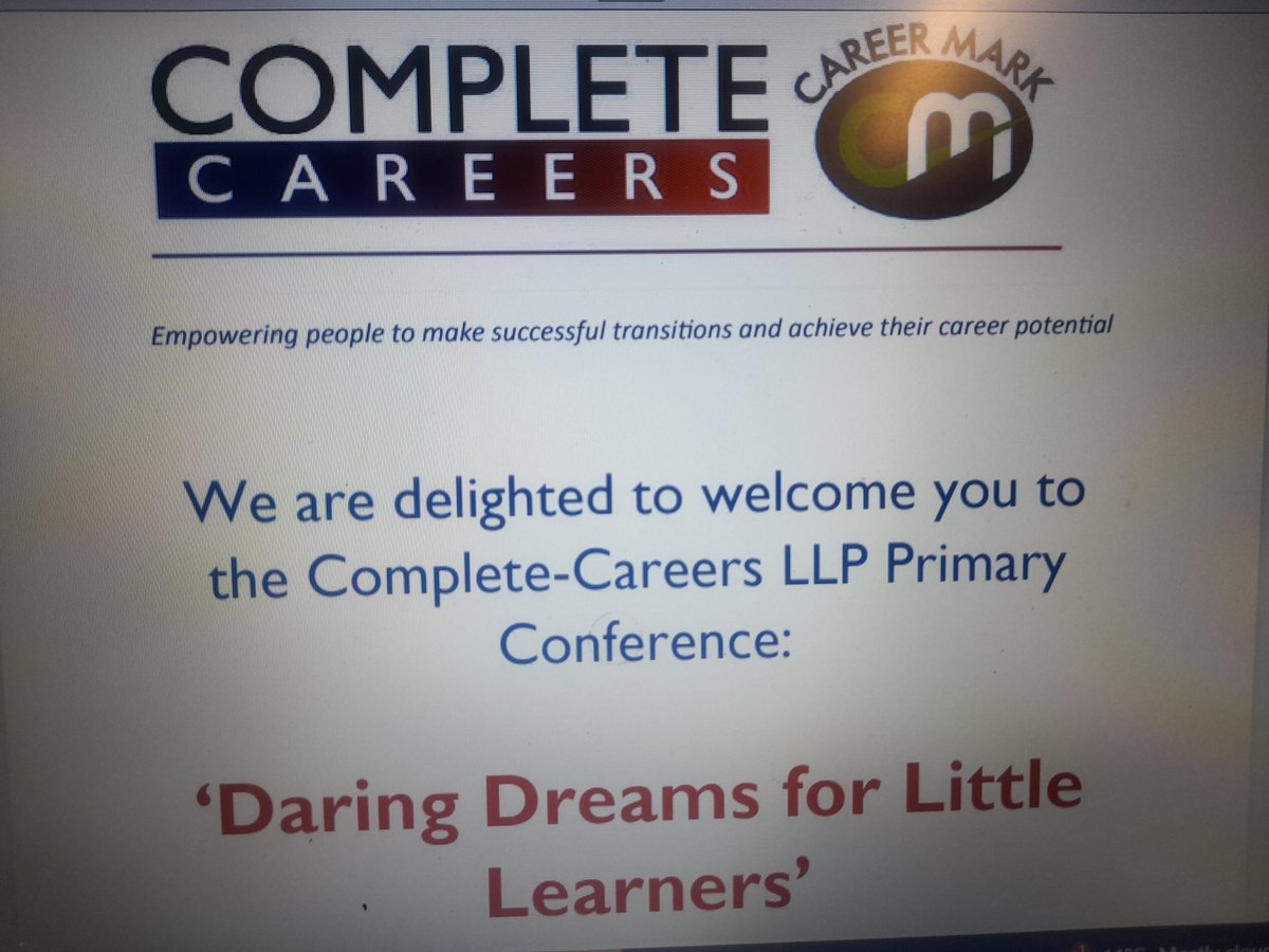 Thank you to <a href="/AcademyWillow/">Willow Primary School</a> for presenting <a href="/CompleteCareer/">Complete-Careers</a> Primary Conference.  Big shout out to Carr Lodge for getting a special me tonight for their brilliant work.  Part of #startsmalldreambig <a href="/SYPrimaryCareer/">SY Primary Careers Hub</a>