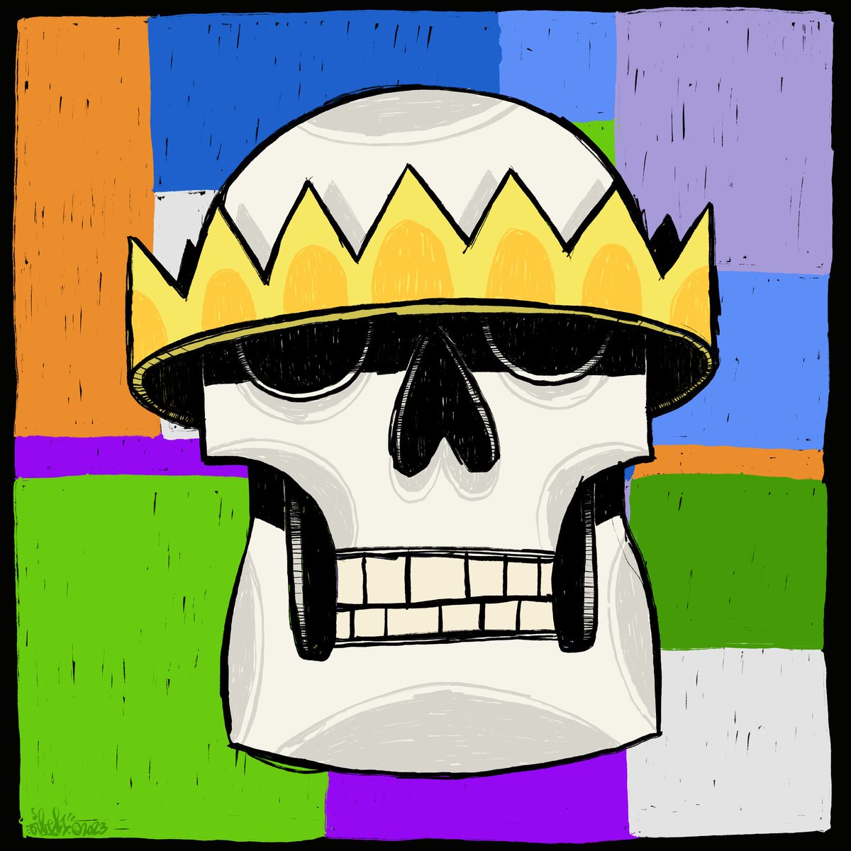 GM everyone🫂

heard its #TEZOSTUESDAY 👀

well i'm back on tez with these two beauties here...and its just the start. 

will be exploring many styles of art that are coming out of me and making skulls of them💀 

here is:
stream of consciousness &amp; heavy is the head

link 👇🏾☮️❤️