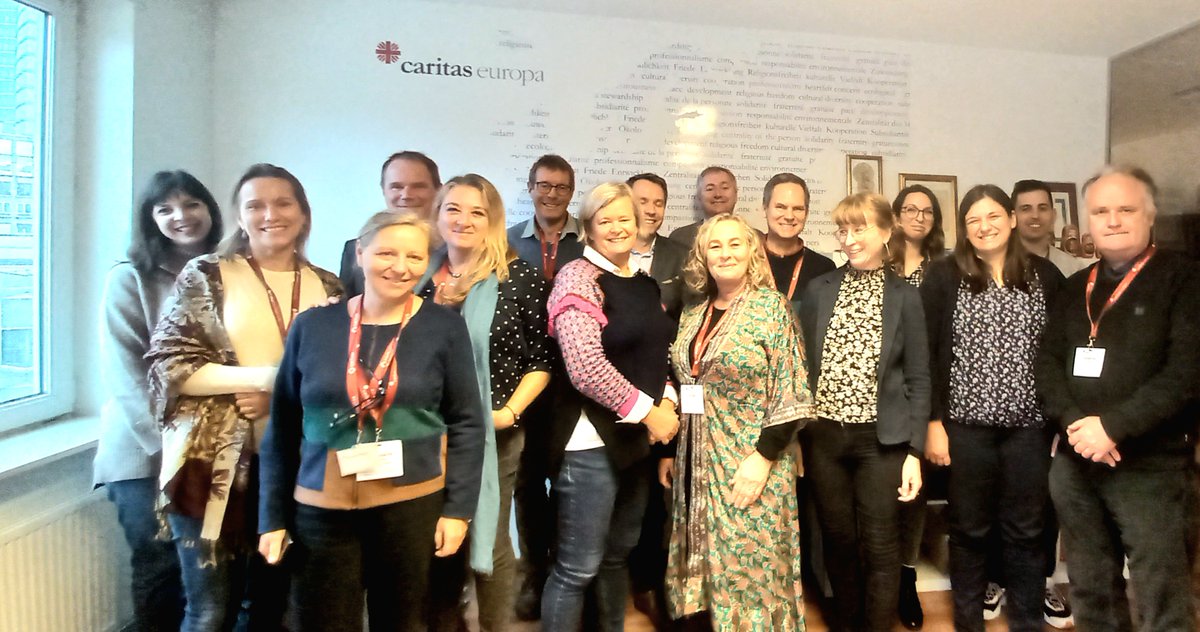 🙌A huge thanks to the International Directors of our #Caritas network for the meeting in Brussels today.  
Great to advance the discussion on how to shift power to our local partners outside Europe! 
#HumanitarianAction #Development