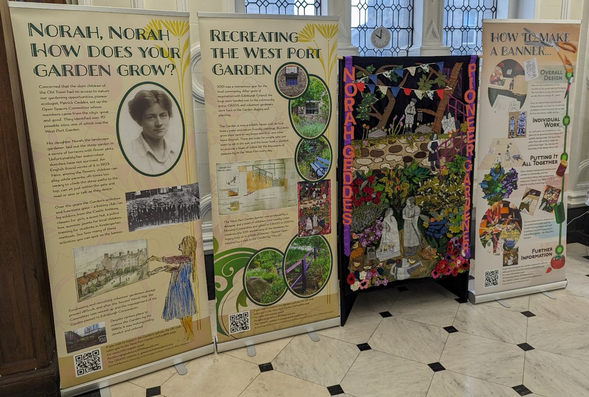 Come along to @edcentrallib to see a new display commemorating 10 years of community involvement with the West Port Community Garden in #Edinburgh. talesofonecity.wordpress.com/2023/11/14/the…