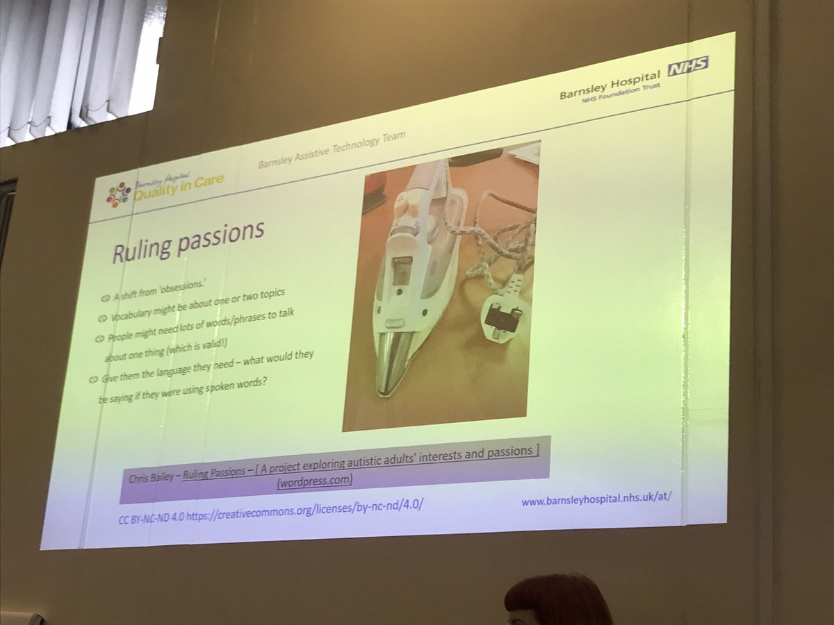 the importance of ruling passions on vocab selection for AAC - whilst a focus on core vocabulary is important, we must ensure that autistic CYP have access to the vocab to discuss their passions &amp; interests - to communicate about what matters most to them <a href="/sallySLTAT/">sally darley SLT @sallyslt.bsky.social 💙</a> <a href="/HelenATSLT/">Helen Robinson (she/her)</a>