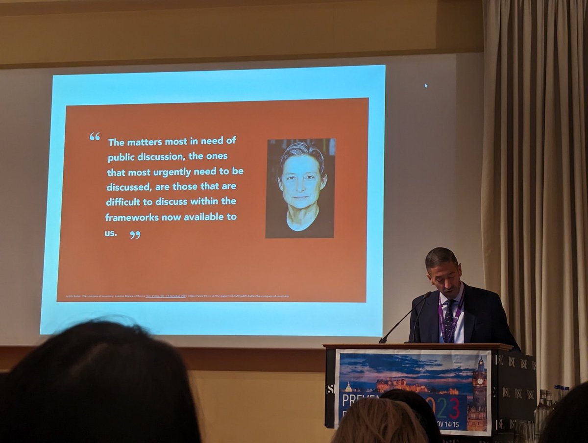Jenny Llewellyn (@jenniferllewe12) on Twitter photo Brilliant keynote by <a href="/sandrogalea/">Sandro Galea</a> at @UK_PRP_CoP Prevention Research Conference 2023 #PrevRes
Uncomfortable truths for the public health community and vital provocation Brilliant keynote by <a href="/sandrogalea/">Sandro Galea</a> at @UK_PRP_CoP Prevention Research Conference 2023 #PrevRes
Uncomfortable truths for the public health community and vital provocation