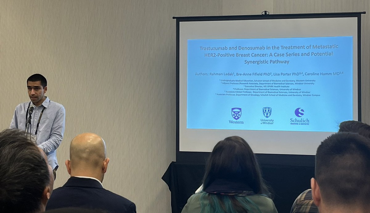 Lisa Porter (@lisaporter2) on Twitter photo #CCRC2023 rapid fire presentation by Rahman Ladak <a href="/SchulichMedDent/">Schulich WesternU</a> student👏 Congratulations to his supervisor <a href="/carolinehammwr2/">caroline.hamm@wrh.on</a>, a great job! <a href="/Bre_AnneF/">Bre-Anne Fifield</a> #CCRC2023 rapid fire presentation by Rahman Ladak <a href="/SchulichMedDent/">Schulich WesternU</a> student👏 Congratulations to his supervisor <a href="/carolinehammwr2/">caroline.hamm@wrh.on</a>, a great job! <a href="/Bre_AnneF/">Bre-Anne Fifield</a>