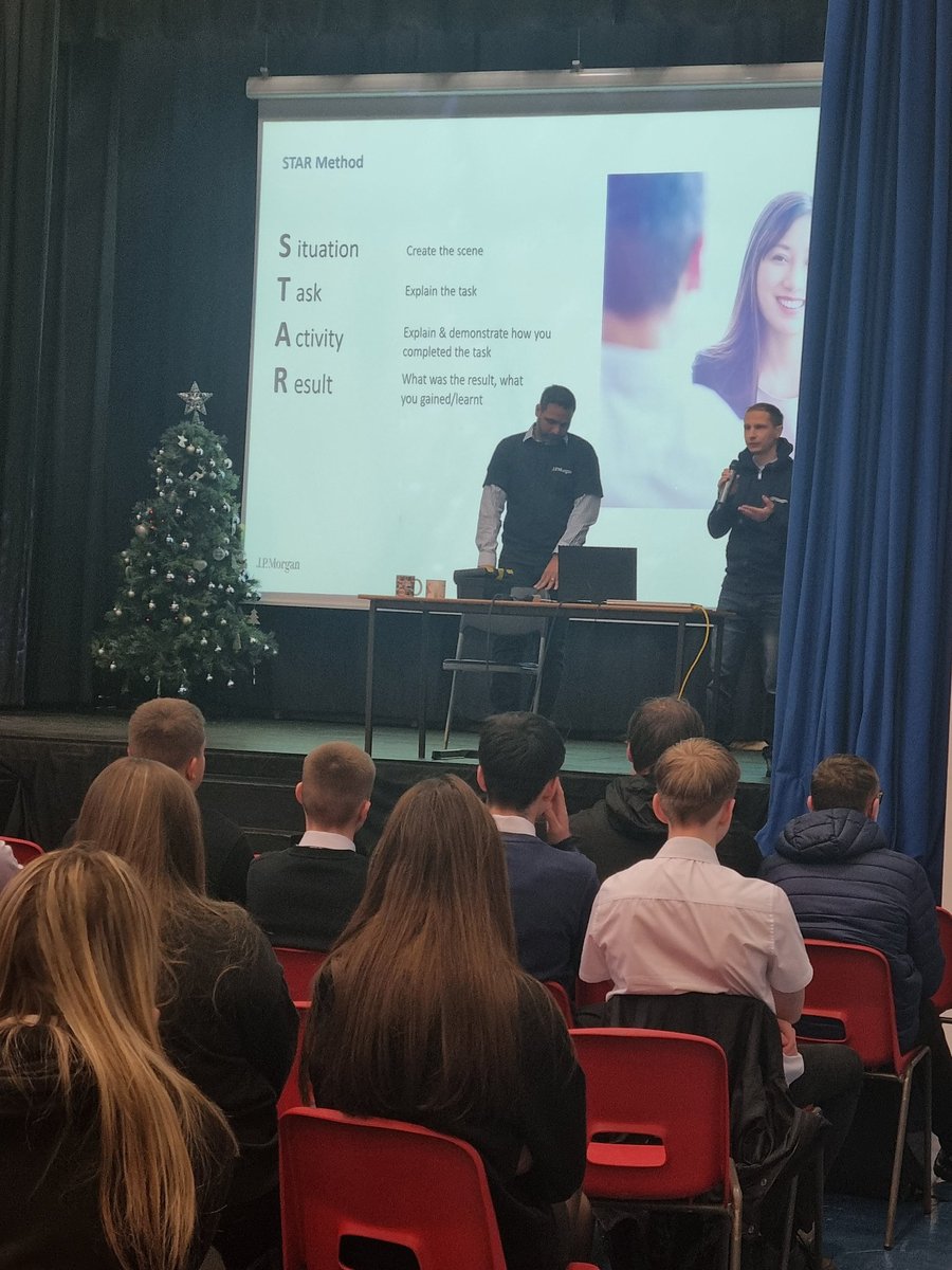 Kicking off Scottish Careers Week with an Interview Skills Talk from JP Morgan to our S4 pupils this morning. #ScotCareersWeek23 @mywowscotland @CglenHighSchool @jpmorgan