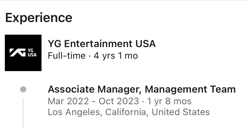 NJMISC_'s tweet image. Oh. Alison left YG last month…?