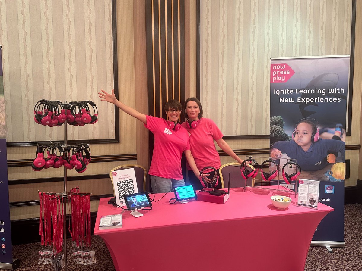 nowpressplay's tweet photo. We are in Birmingham today & tomorrow for #LearningToShapeBirmingham @BEPvoice ππ
π§ The #pinkheadphones are ready & it's time to press PLAY! https://t.co/ulPVOXI99B