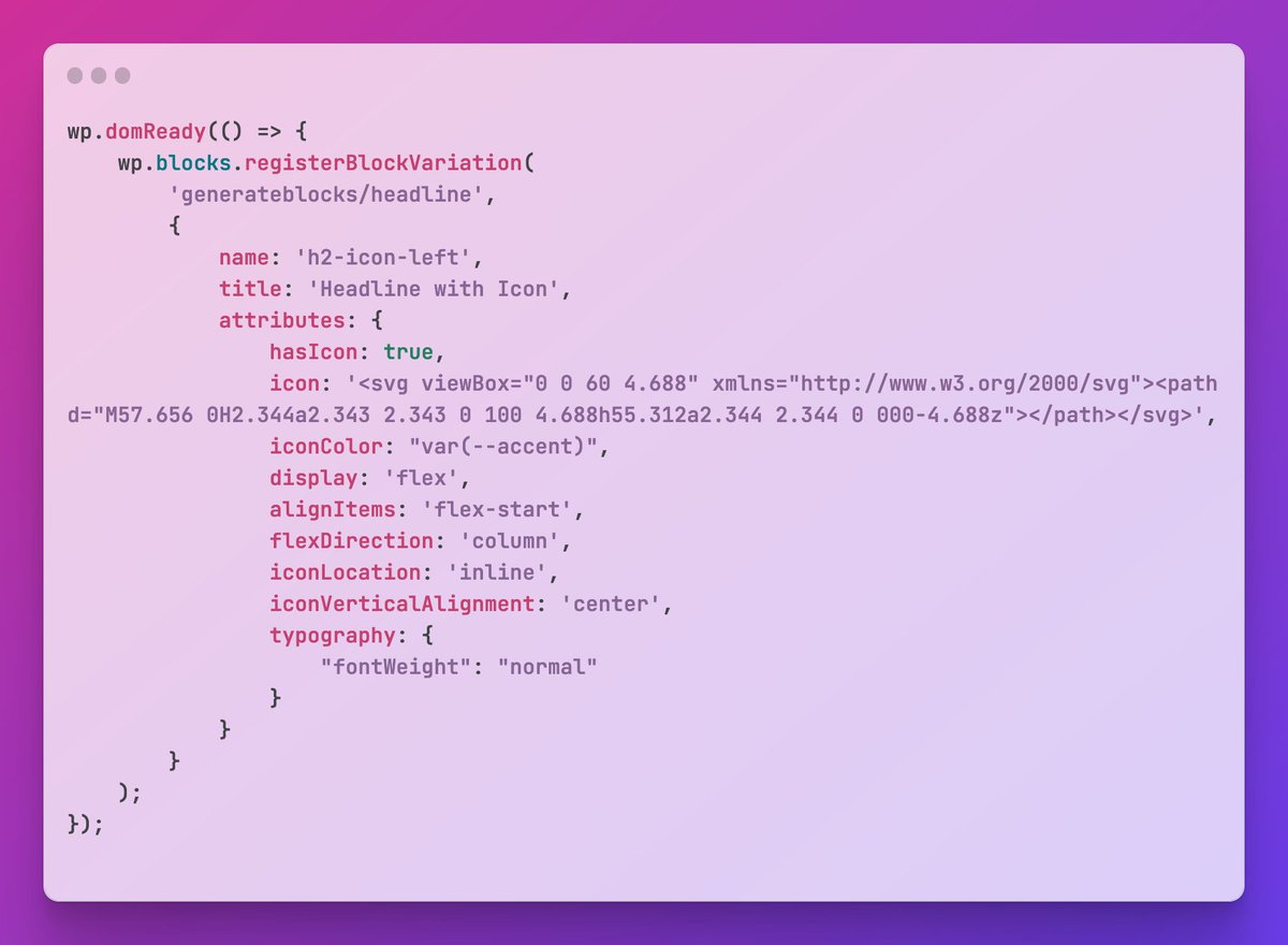 neverything's tweet image. I'm late to the party, but #WordPress block variations are fantastic. Using @GitHubCopilot in #PhpStorm to get up to speed and it works surprisingly well.