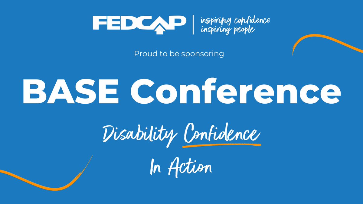 Proud to be sponsoring the BASE Conference starting today. We’re looking forward to hearing from some fantastic speakers about disability confidence in action and talk about our innovative programmes to support those with disabilities, health conditions and mental health issues.