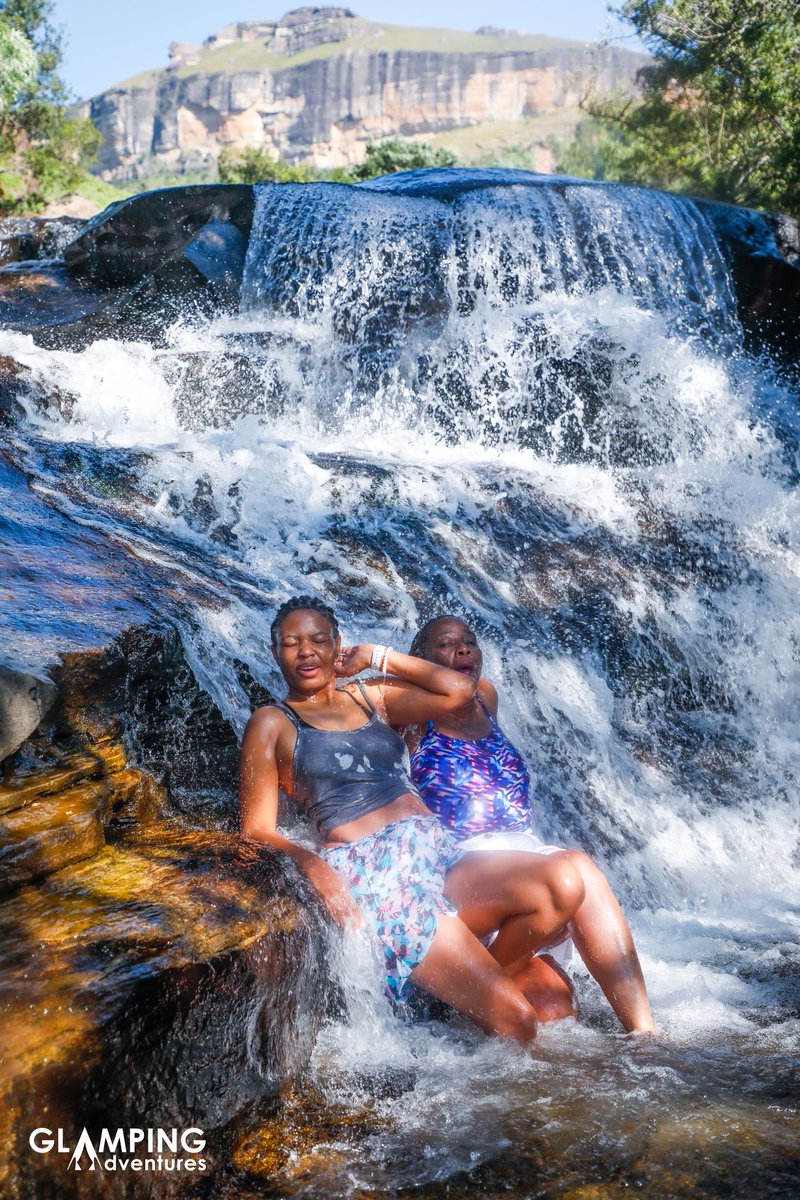 It was a colorful weekend in the Berg, literally. The Tugela Gorge reciprocate. Royal Natal National Park. Next adventure in the Drakensberg is 15 - 17 March '24 Book Now Whatsapp 073 539 3154 info@glamping-adventures.co.za . . . #glamping #GlampingAdventures #SouthAfrica