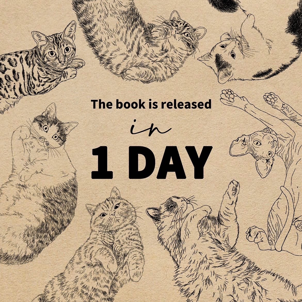 365cat_art's tweet photo. いよいよ11/15明日、ぬりえBOOK
『童話を旅する動物 おとぎの国の猫と仲間たち』Orie Kawamura
が講談社より発売✨
https://t.co/cYFGHHqXc6

中表紙に365CAT ARTの活動を始めた頃に描いた以下の猫ちゃんたちを入れました。今まで関わってくれた猫��ゃんたちとの集大成が詰まった本となってます📕 https://t.co/qAH8XDY0KS