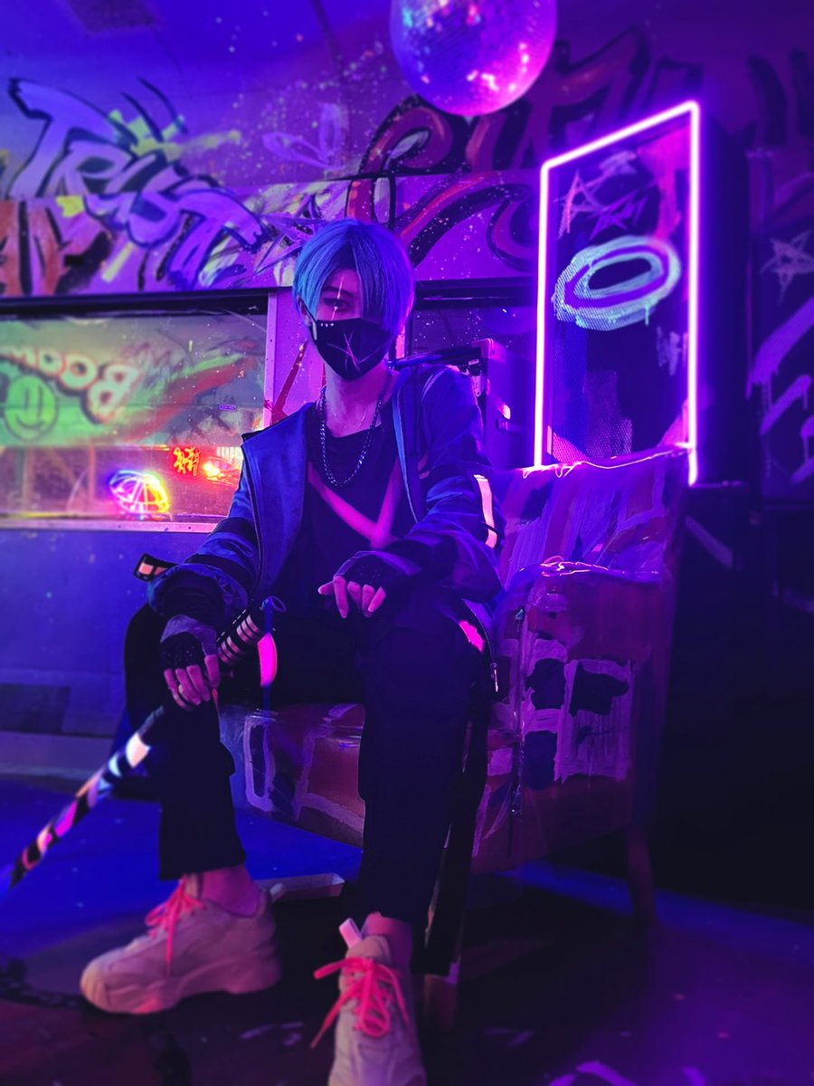 Gaon_cosplay's tweet photo. The Trickster _ Neon 🌃
#DBDcosplay https://t.co/xckF7fS31g
